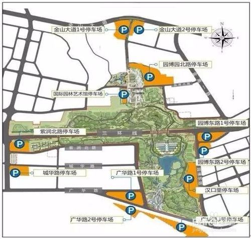 开车去武汉园博会哪里可以停车?