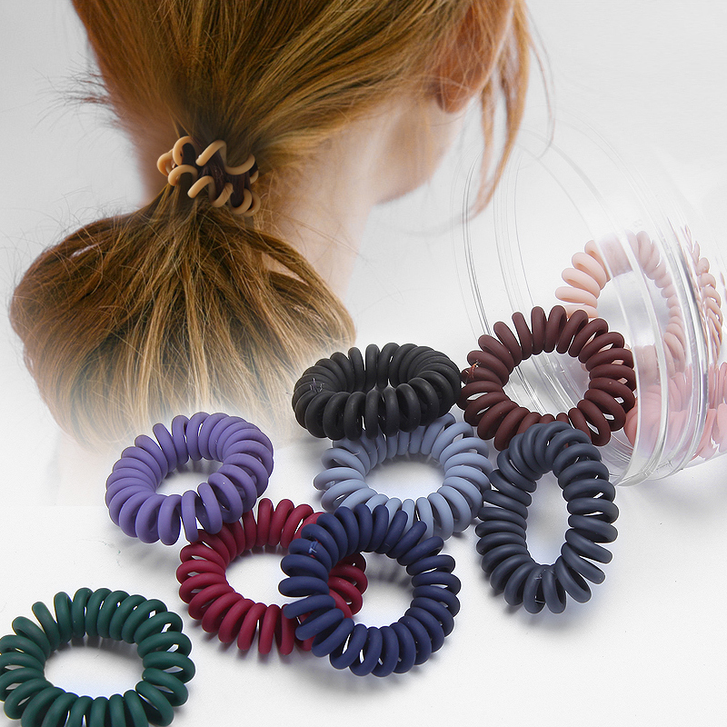 领券3元后9.8元-电话线发圈小号韩国磨砂女成