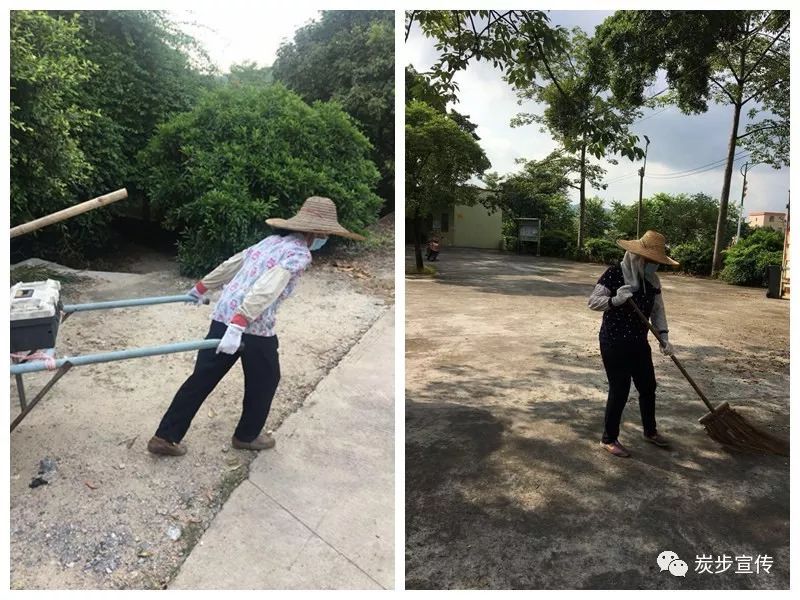 7月6日炭步镇落实农村人居环境整治和干净整