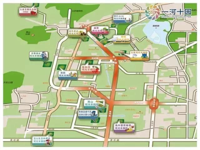 出外游玩清明假期哪里去?一河十园欢迎您!