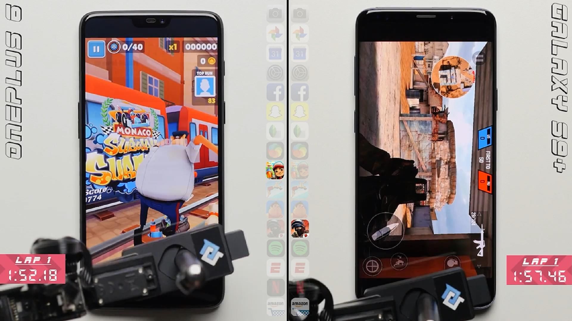 同为骁龙845 三星S9和一加手机6之间差距好大