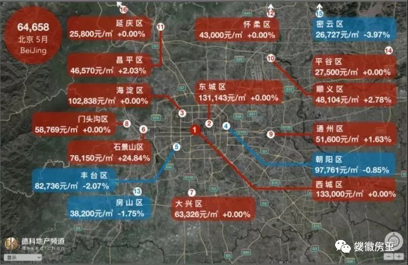 揭秘!合肥均价究竟多少?全国18座热门城市房价地图5月新鲜出炉，