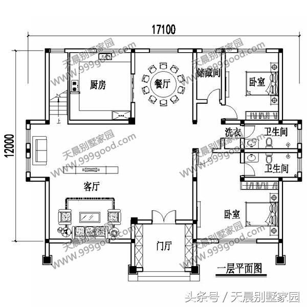 5款农村最受欢迎的别墅户型，2、3号太豪华没有足够大洋不敢动工