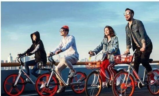 共享单车的时候