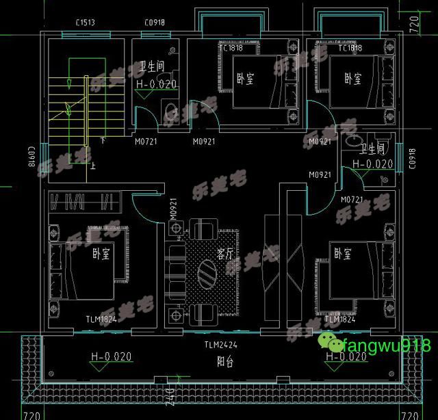 3款农村实用经典自建房战火v农村雷霆图纸别墅房屋二层图纸图片
