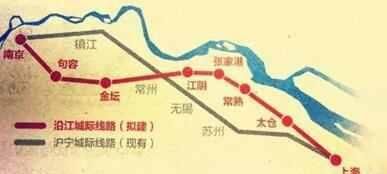 南京至上海正在规划一条350时速城轨,即将带动