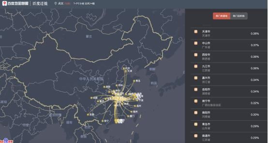 武汉百度疫情地图