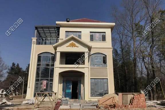 框架剪力墙结构790每平,农村这样盖房,红砖房