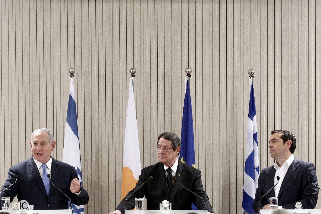 塞浦路斯总统与以色列总理内塔尼亚胡进行会谈