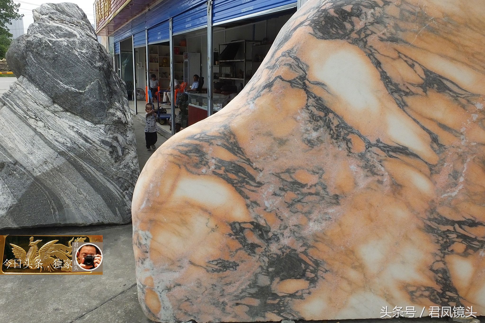 奇石摄影:园林景观石长相奇异!“大展宏图”售价580万元!