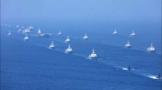 中国海军海上阅兵有看点 第二代驱护舰为何无