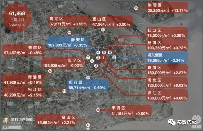 揭秘!合肥均价究竟多少?全国18座热门城市房价地图5月新鲜出炉，