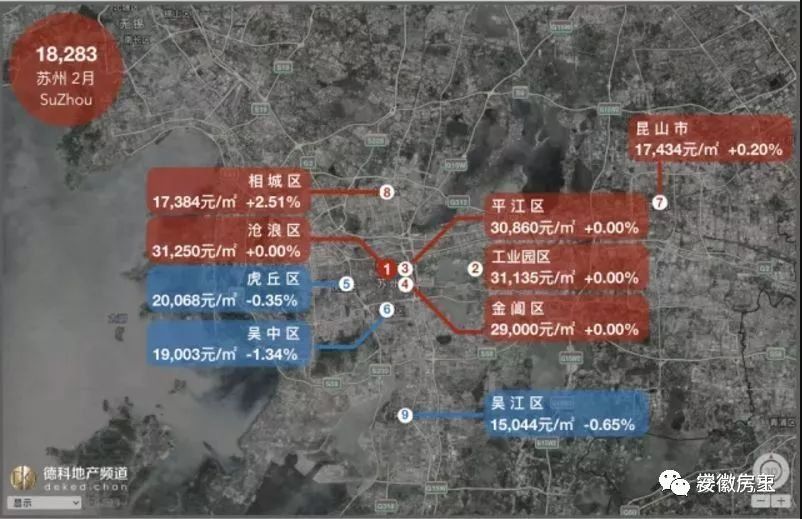 揭秘!合肥均价究竟多少?全国18座热门城市房价地图5月新鲜出炉，