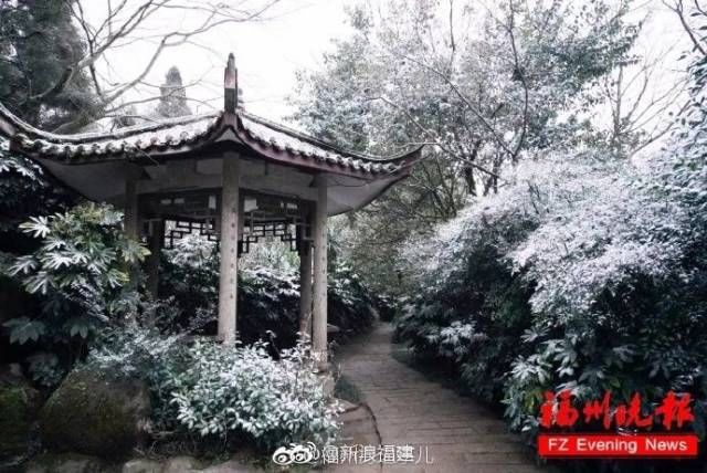 福建下雪啦：你可欣赏过白雪皑皑银装素裹的家乡？