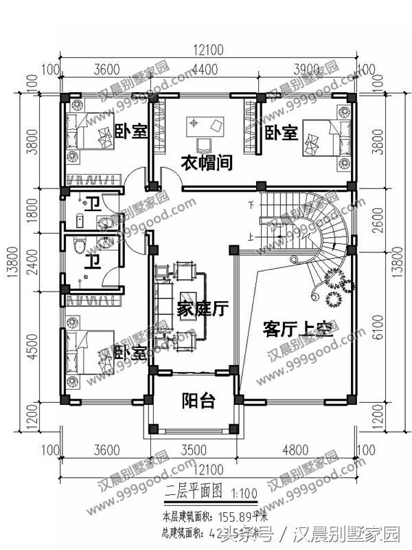 一款好评如潮的农村别墅：神台+书房，建完挺直腰杆走路！