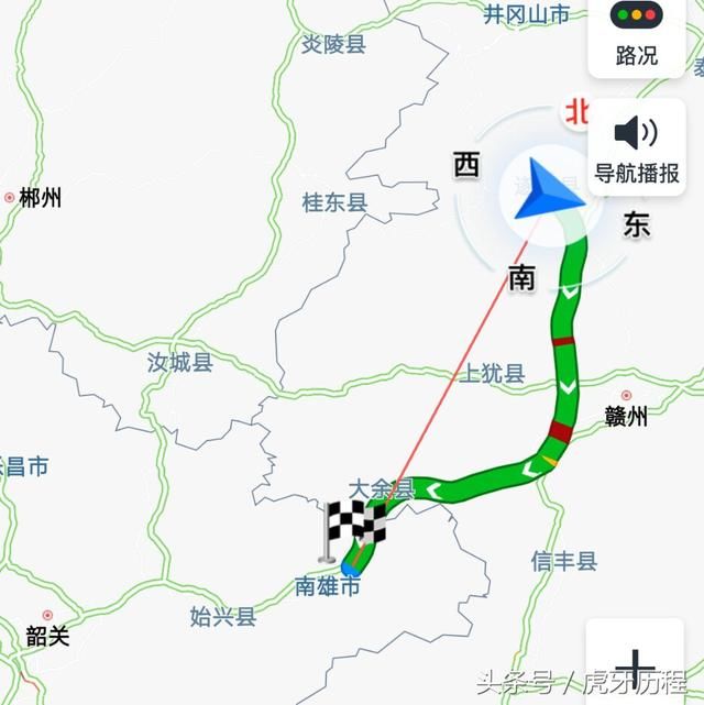 摩旅穷游，骑摩托车在江西省过广东省途中遭遇暴雨，路上很沮丧!