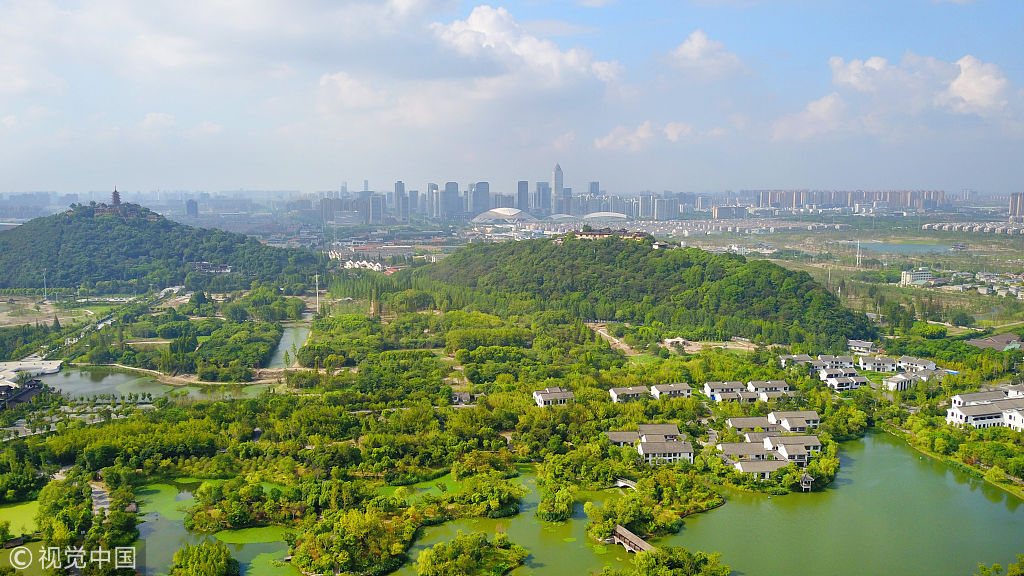 江苏南通五山及沿江生态修复进展顺利 生态景