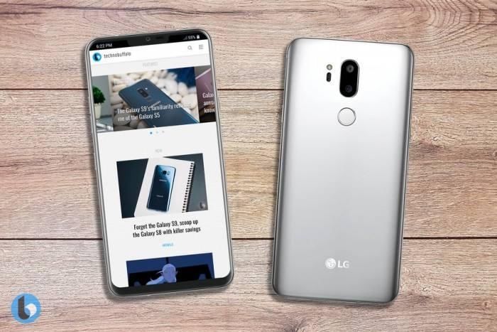 LG G7渲染图曝光 最强LCD刘海全面屏 搭载骁