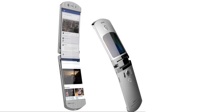 摩托罗拉折叠概念新机:双屏设计+骁龙730+40