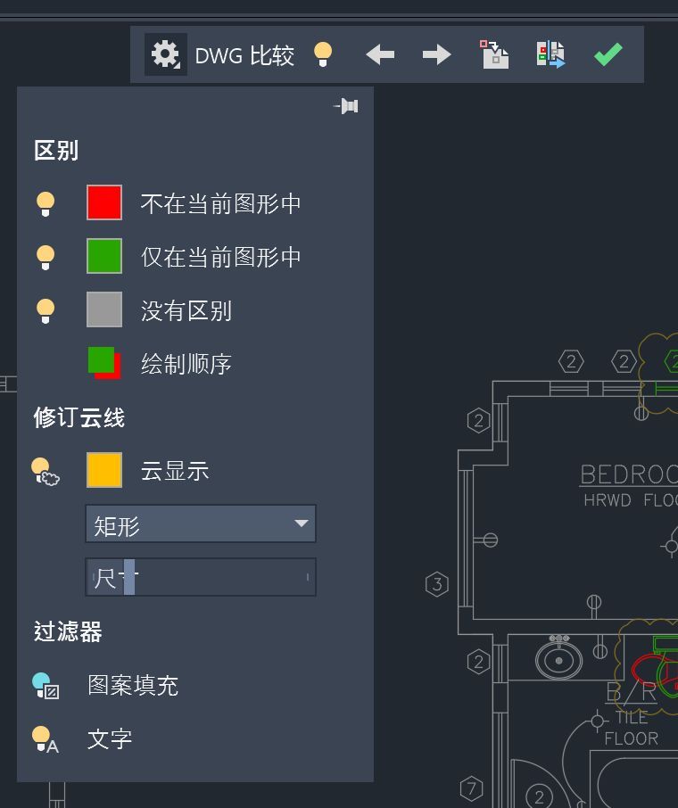 cad2020新功,DWG图纸送审还用!设计图纸比较配电变图片