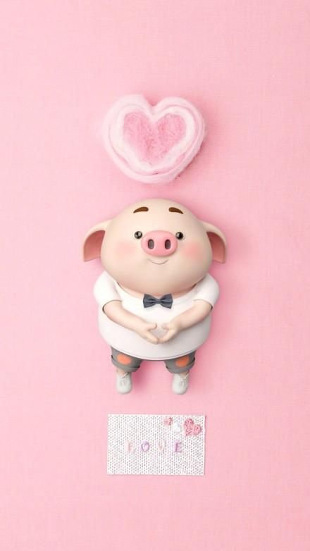 猪年专属头像:情侣,可爱,卡通都有,原来猪也这么