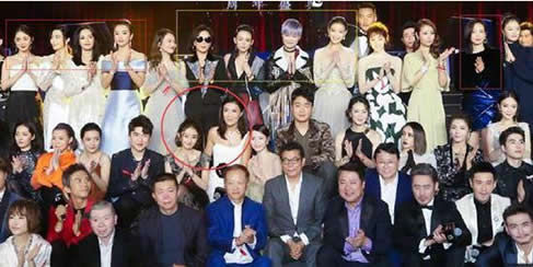 C位是什么意思;拍照抢c位之争,明星站C位是什