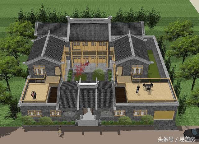 仿古四合院民宿，让乡亲们走向幸福小康！