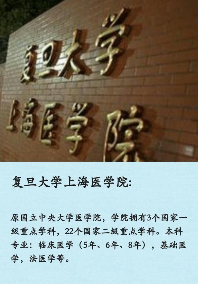 中国医学界最强的8所顶尖大学,考上了就是铁饭