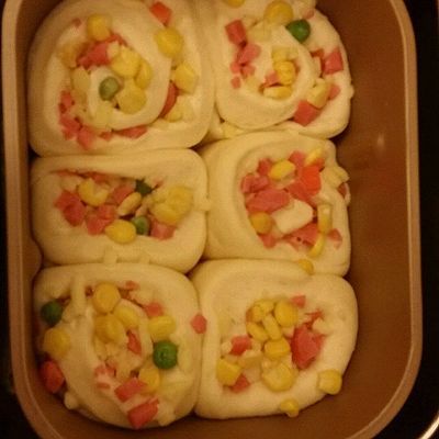 玉米火腿奶酪面包