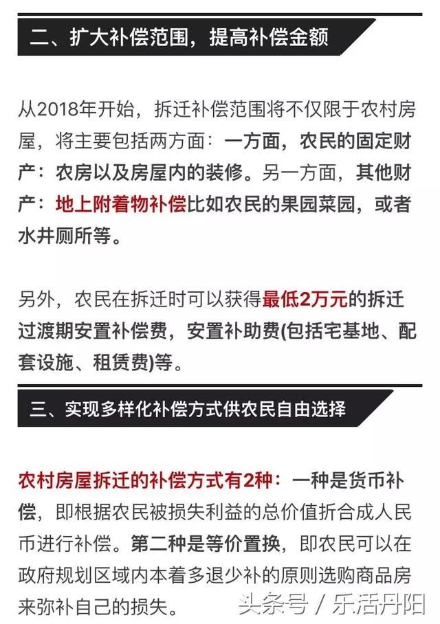 2018拆迁补偿政策又调整了！一大波人要发达了