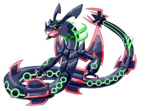 《神奇宝贝》中MEGA神兽欣赏,超级裂空座完