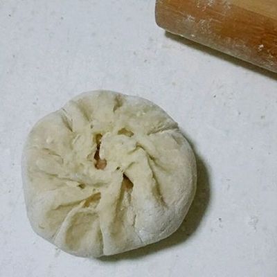 香煎全麦烫面馅儿饼