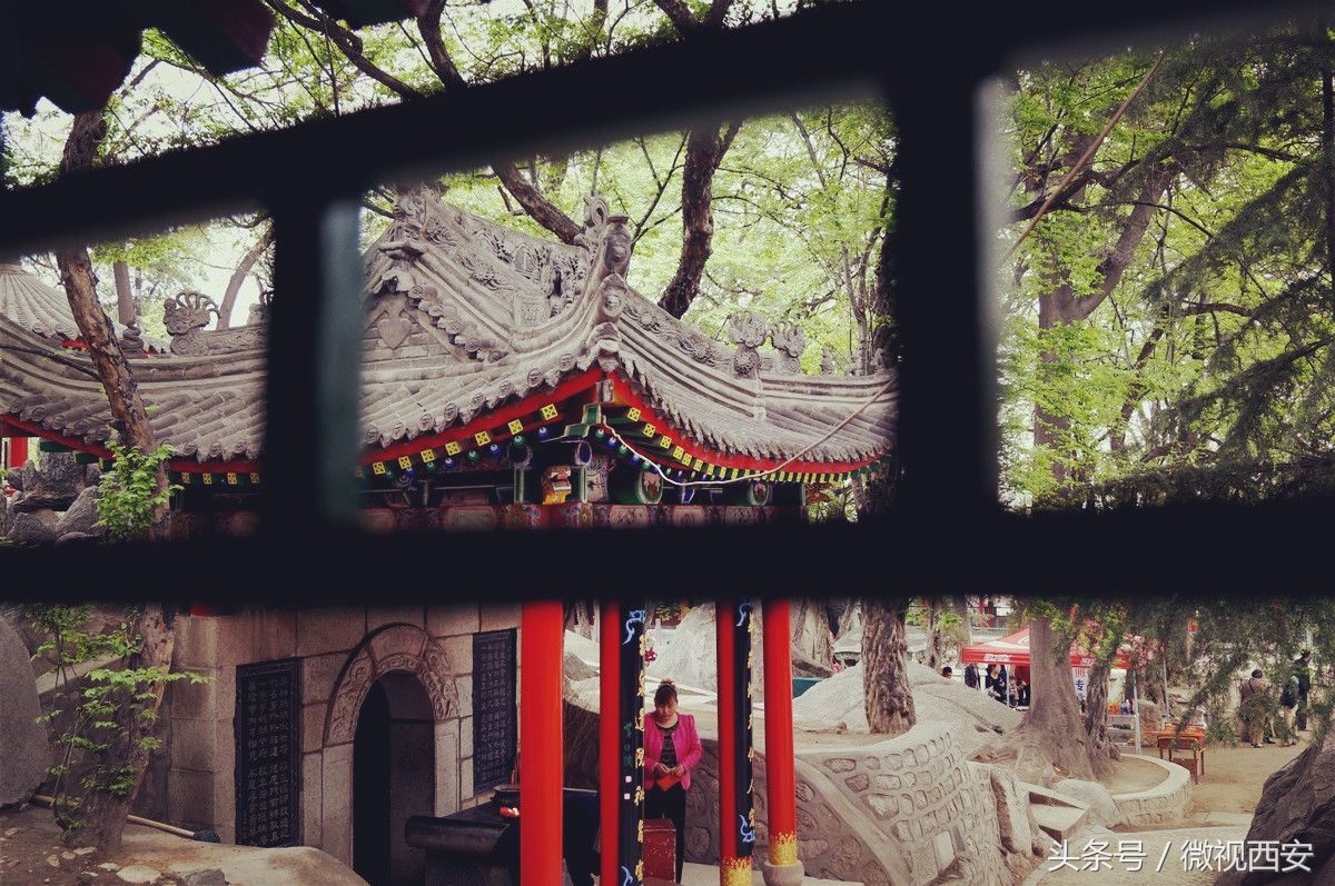 华山自古一条路，古道深处有古观