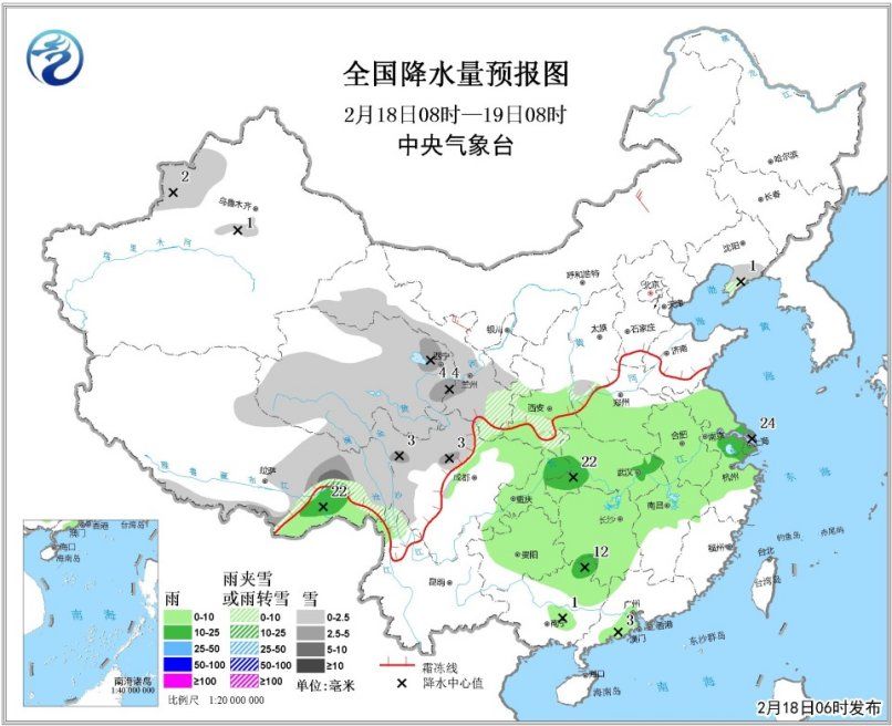 南方地区多阴雨天气20日起我国大部将有冷空气活动