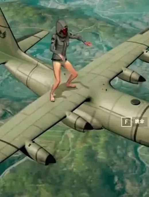 绝地求生出新外挂，开局在飞机上面跳舞!引来诛仙团队!