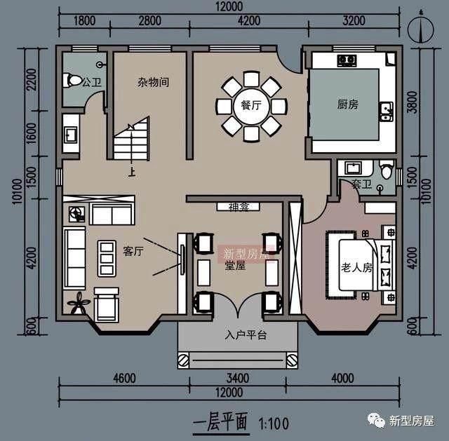 农村自建别墅最佳户型前5名，第3套造价只要28万，你中意哪一套?