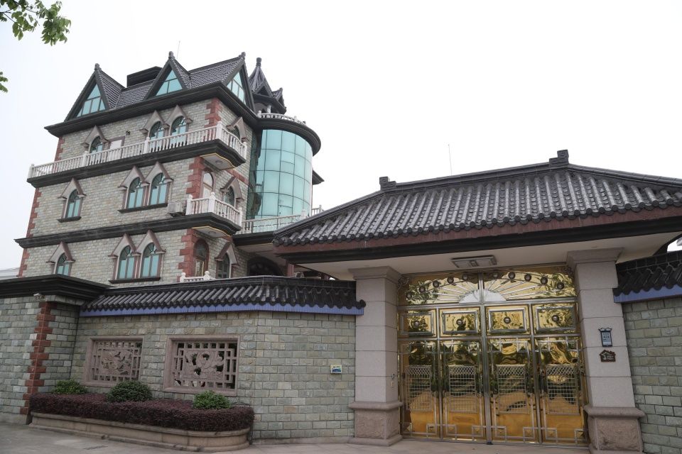 实拍浙江奢华农村户户豪宅,出门有公园,垃圾全分类