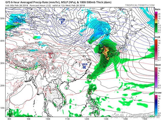 从我国诞生的炸弹风暴将重创日本，狂风巨浪暴雪暴雨一起上