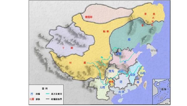 中国历史各朝代高清版图和疆域面积