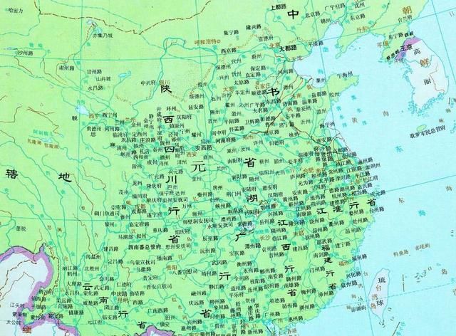 消失的省份之陕西四川行省，其地现分五个省，你知道是哪五省吗?