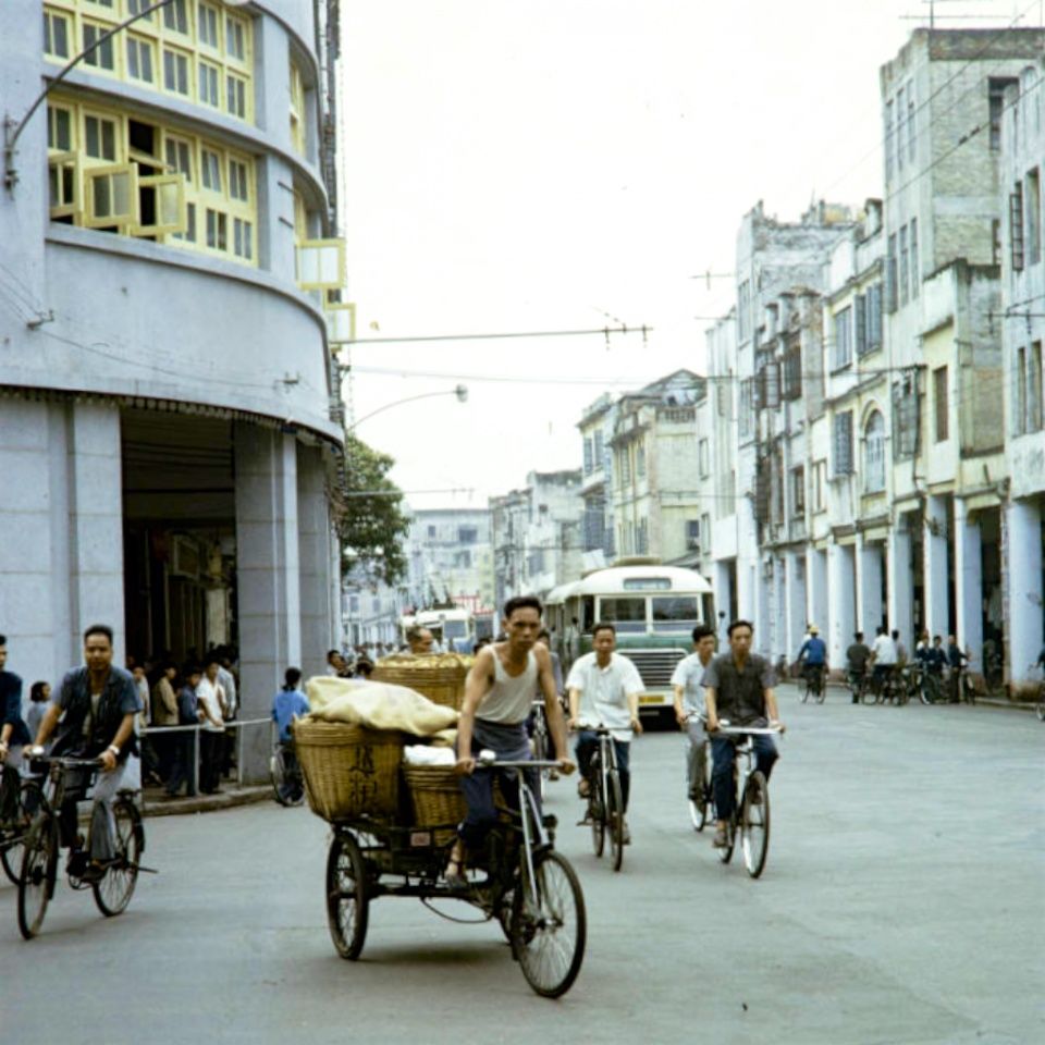 老照片:广州市1973年，自古繁华的中山五路