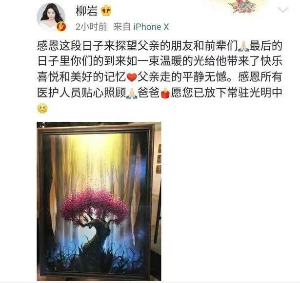 柳岩父亲离世:我奋斗半生,都是为了给父母最好