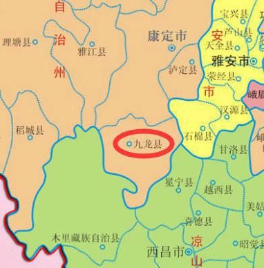 四川省一个以 龙 命名的县,面积略大于上海,人口