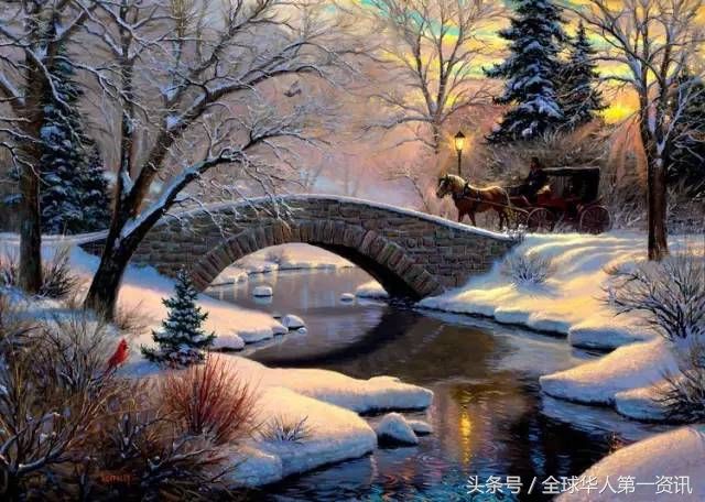 30张超美的美国风光油画