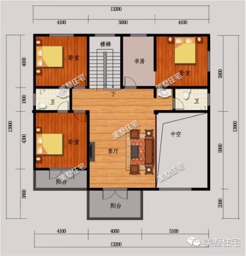 这15款二层别墅，户型方正施工简单，主体造价最低只要18万