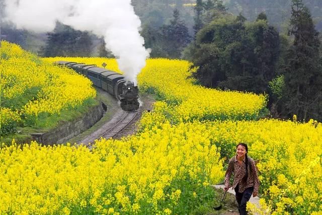 它是四川千年古县，私藏3月最美的春天，还有世界上仅存的景观！