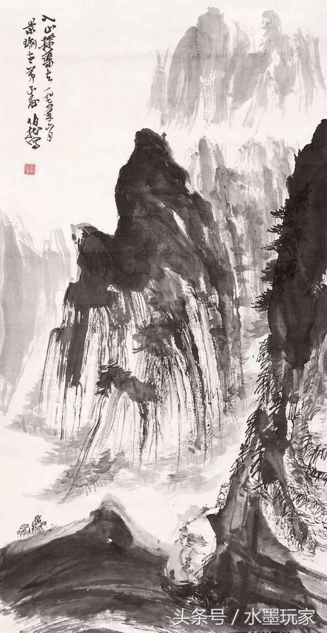 黑伯龙山水作品欣赏北京名士画院(香港书号出书13520617449)
