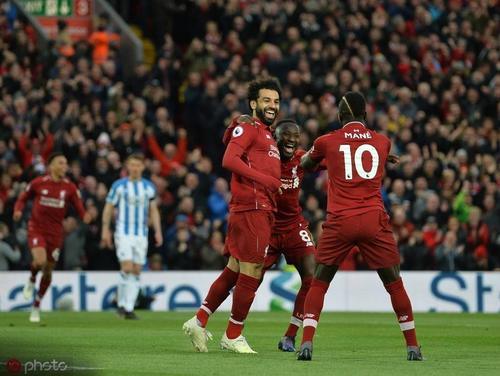 半场战报:利物浦3-0哈镇,凯塔开场15秒闪电进