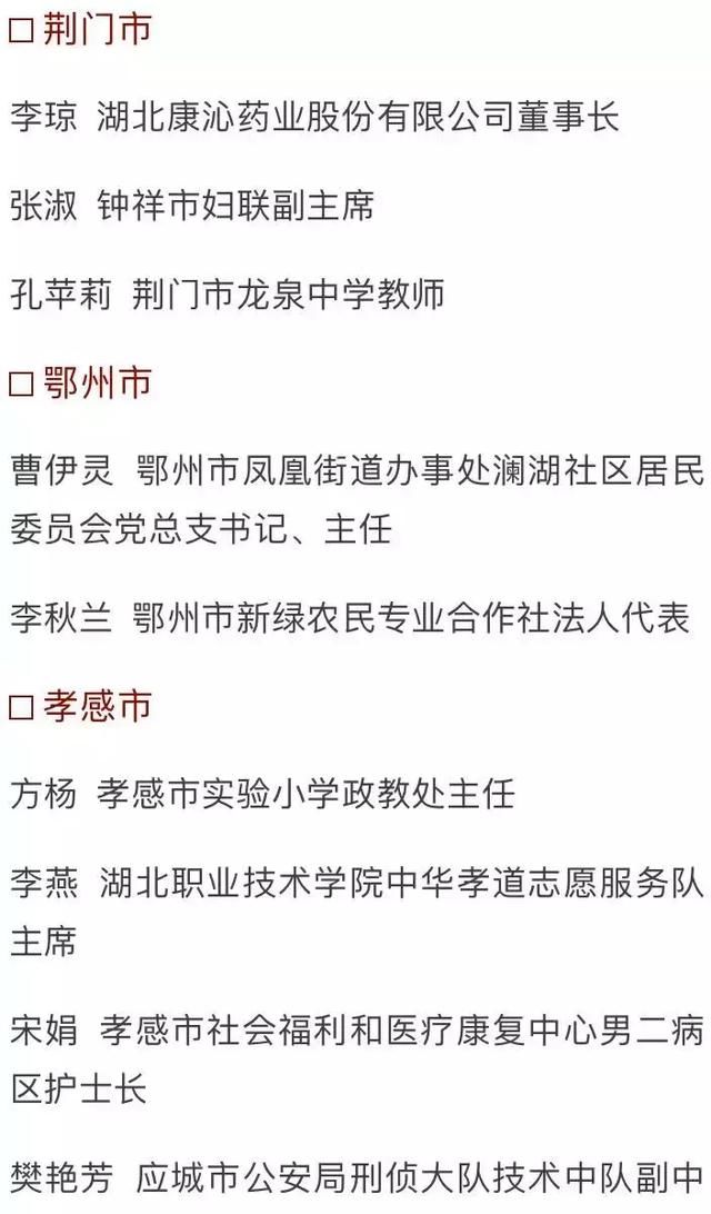 湖北人，快转给你的妈妈小姨姑姑……刚刚，她们被点名表扬！