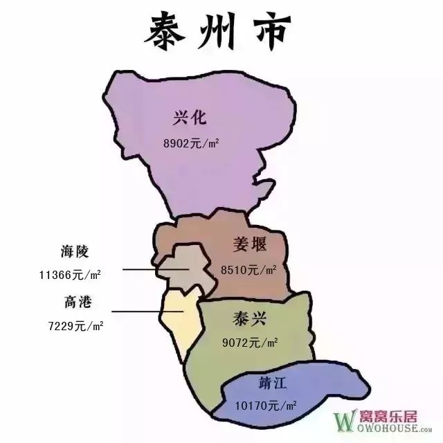 5月房价地图出炉 泰州没买房的高兴了